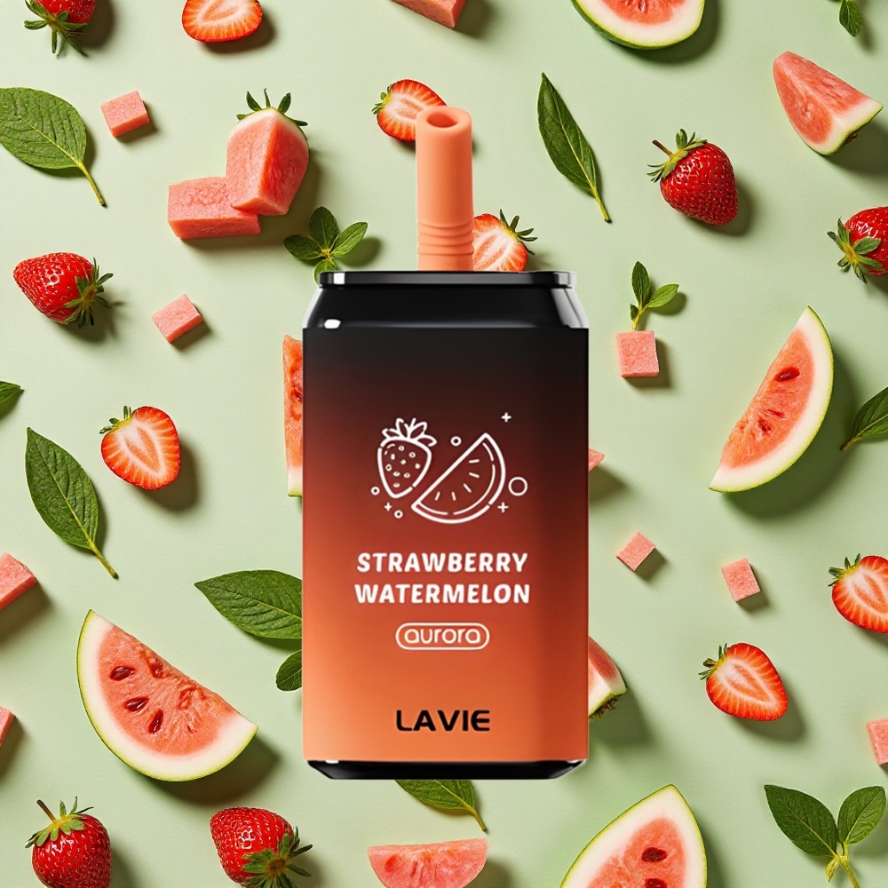 LAVIE Aurora 11000 Puffs 22ml E-líquido Morango Melancia