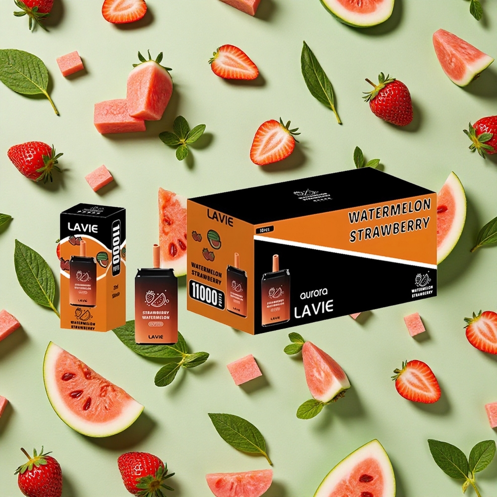 LAVIE Aurora 11000 Puffs 22ml E-líquido Morango Melancia