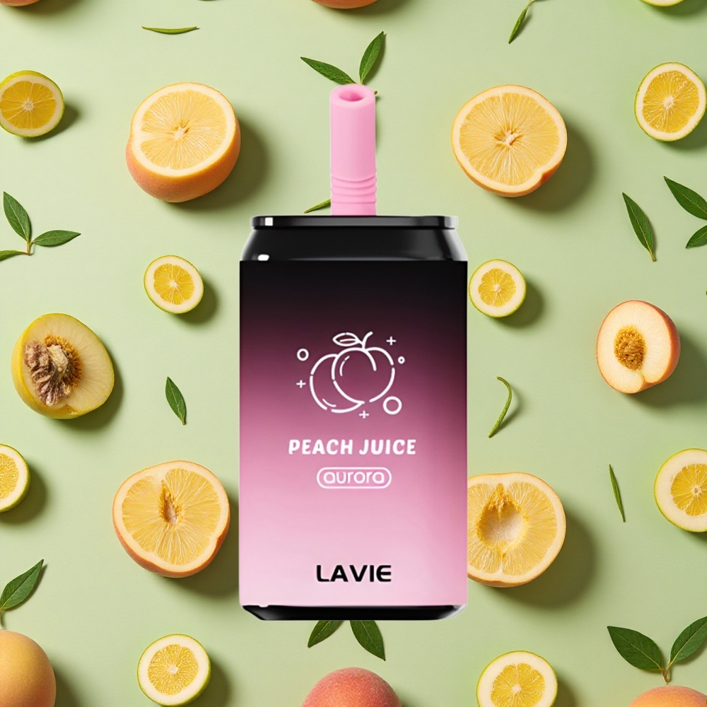 LAVIE Aurora 11000 Puffs 22ml E-líquido Suco de Pêssego