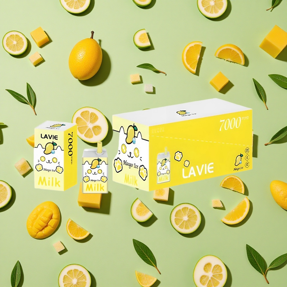 LAVIE Milk 7000 Puffs 16ml E-líquido Manga Gelo