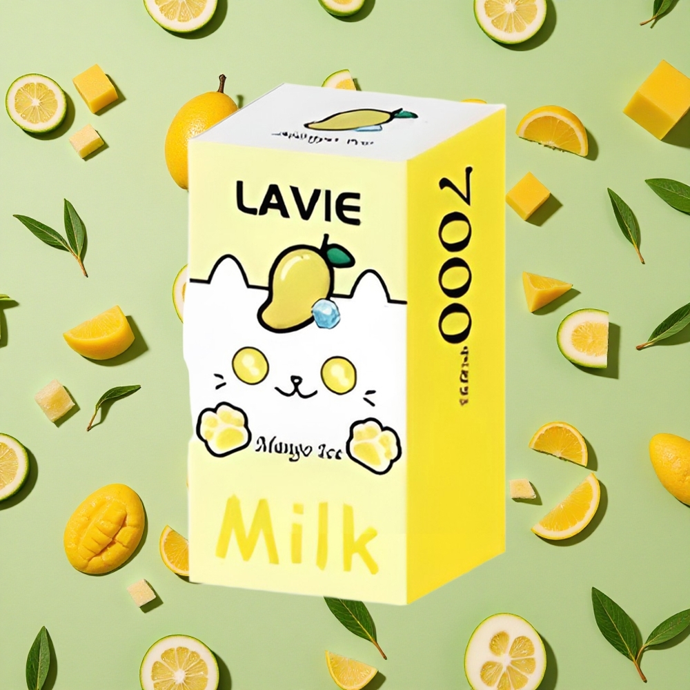 LAVIE Milk 7000 Puffs 16ml E-líquido Manga Gelo