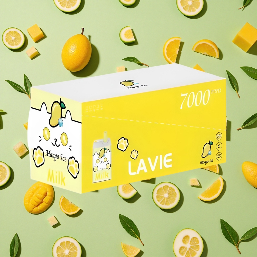 LAVIE Milk 7000 Puffs 16ml E-líquido Manga Gelo
