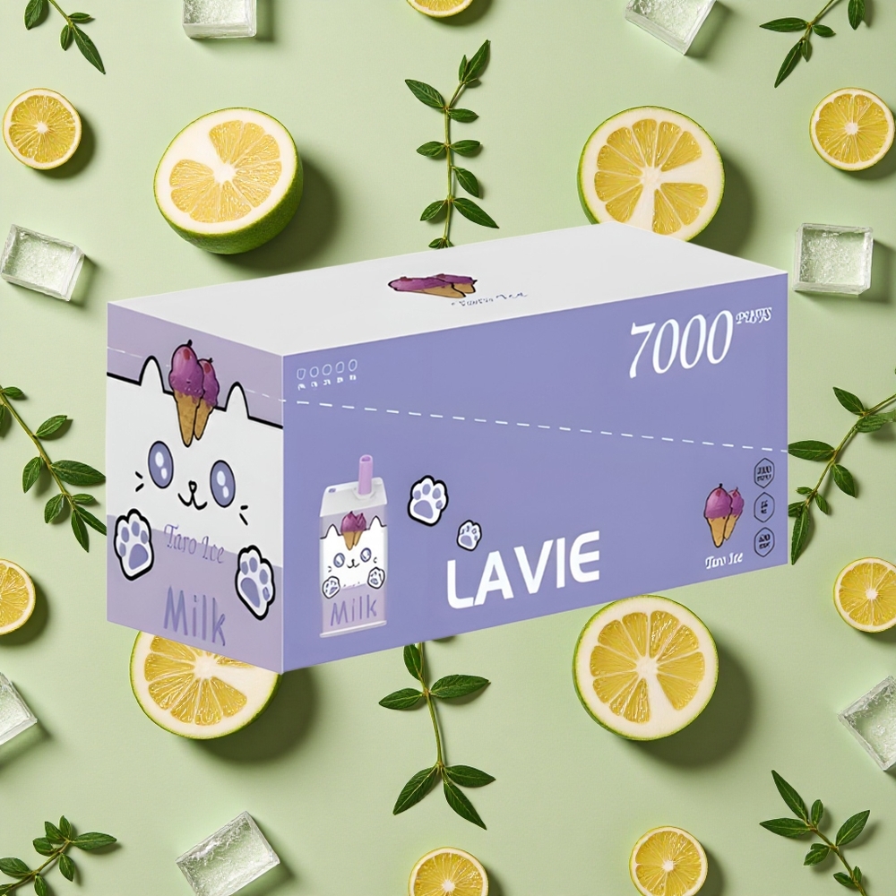 LAVIE Milk 7000 Puffs 16ml E-líquido Taro Gelo