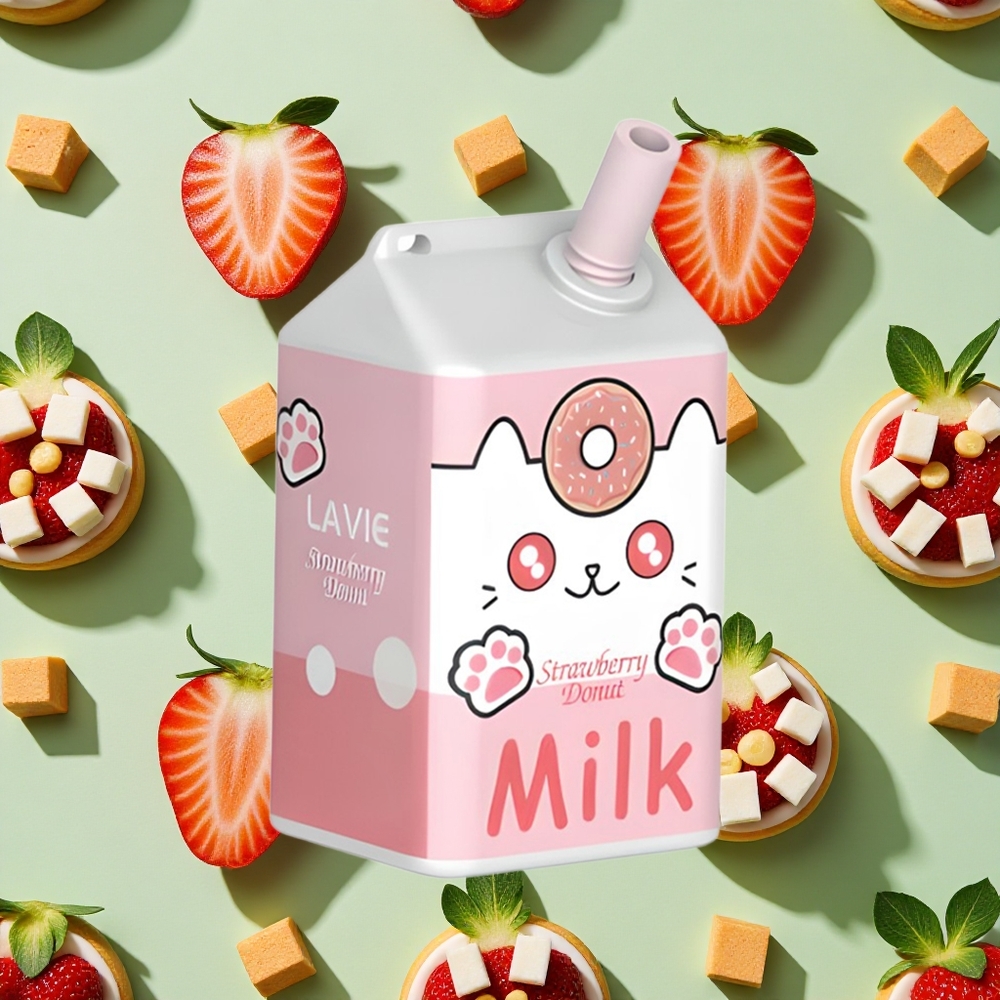 LAVIE Milk 7000 Puffs 600mAh Morango Donut
