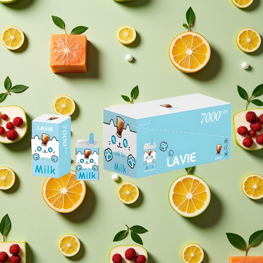 LAVIE Milk 7000 Puffs Cola Gelo 16ml E-líquido 600mAh