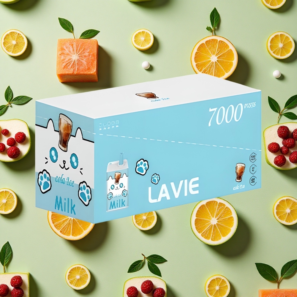LAVIE Milk 7000 Puffs Cola Gelo 16ml E-líquido 600mAh