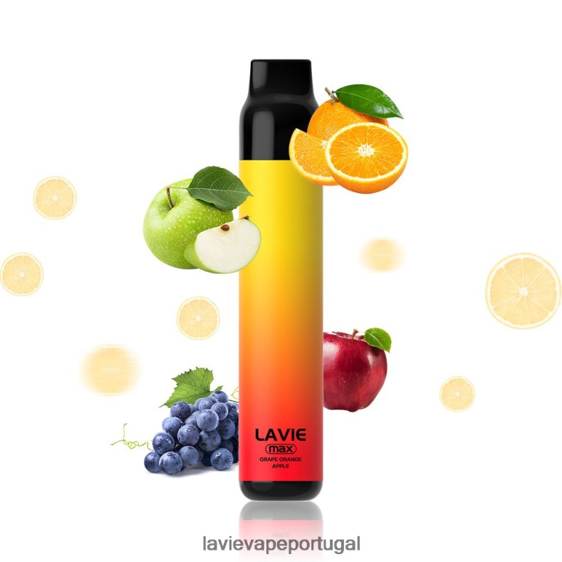 LAVIE Nicotine - LAVIE BAR 5000 baforadas - máx uva laranja TB68V6280