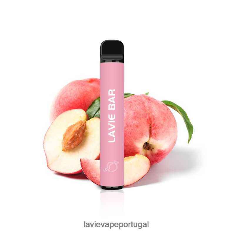 LAVIE Nicotine - LAVIE BAR Versão 2 800 baforadas gelo de pêssego TB68V6325