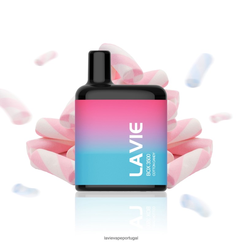 LAVIE Nicotine - LAVIE BOX 3500 baforadas algodão doce TB68V6210