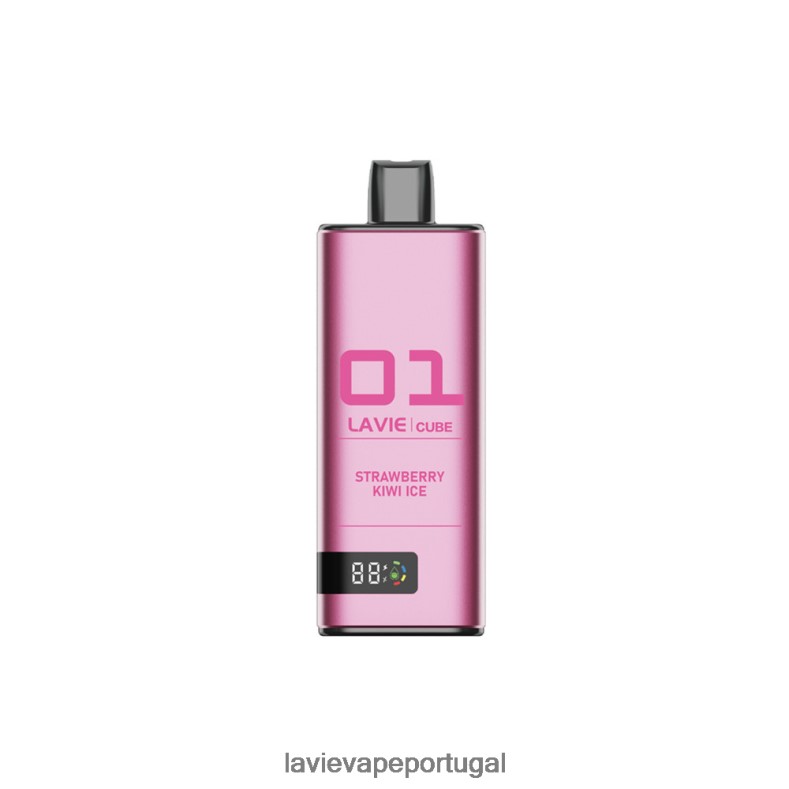 LAVIE Nicotine - LAVIE Cube 20000 baforadas gelo de morango e kiwi TB68V635