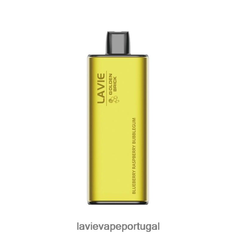 LAVIE Nicotine - LAVIE GOLDEN BRICK 10000 baforadas chiclete de framboesa e mirtilo TB68V655