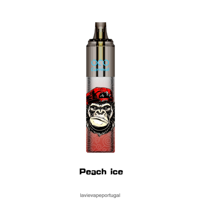 LAVIE Nicotine - LAVIE OCO carnaval 10000 baforadas gelo de pêssego TB68V6355
