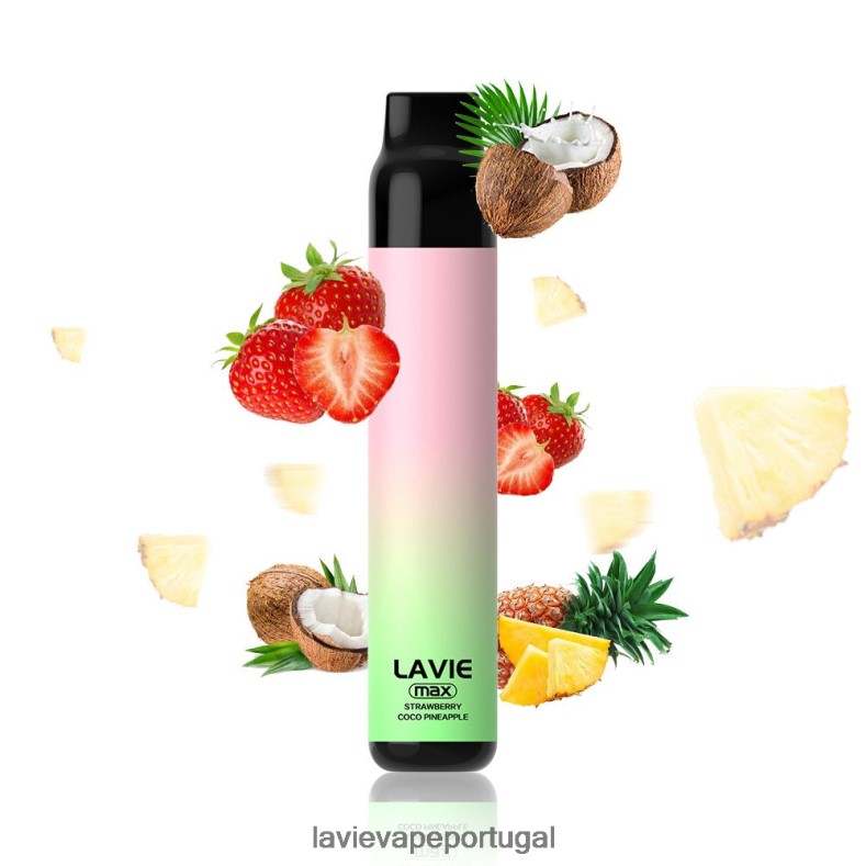 morango coco maçã