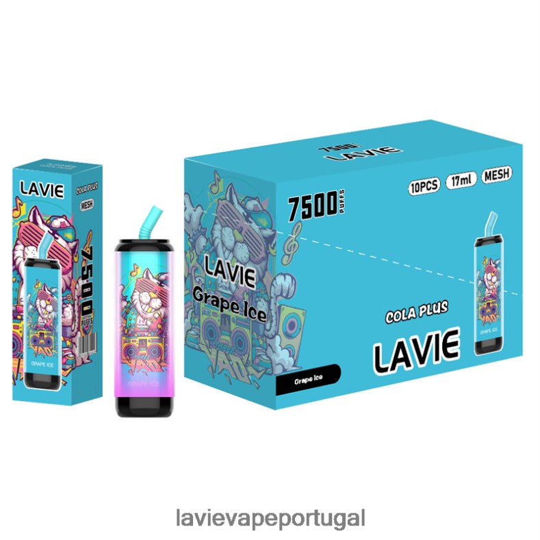 LAVIE Preço - LAVIE Cola Plus 7500 baforadas gelo de uva TB68V6254