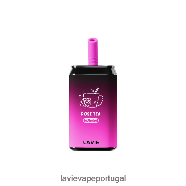 LAVIE Vape Lisbon - LAVIE Aurora 11000 baforadas chá de rosa TB68V6148