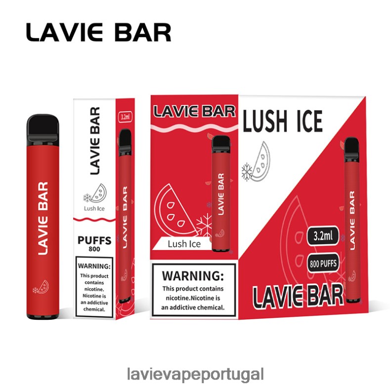 LAVIE Vape Lisbon - LAVIE BAR 800 baforadas gelo exuberante TB68V6308