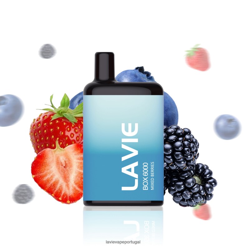 LAVIE Vape Lisbon - LAVIE BOX 6000 baforadas frutas misturadas TB68V6203
