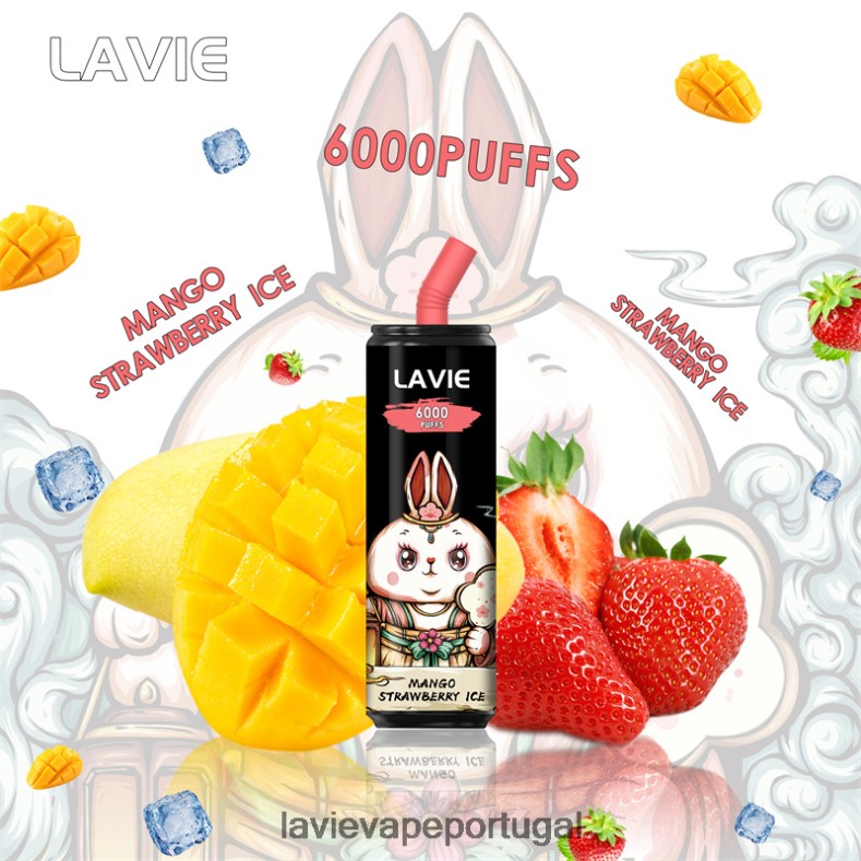 LAVIE Vape Lisbon - LAVIE Coke BAR 6000 baforadas gelo de manga e morango TB68V6273