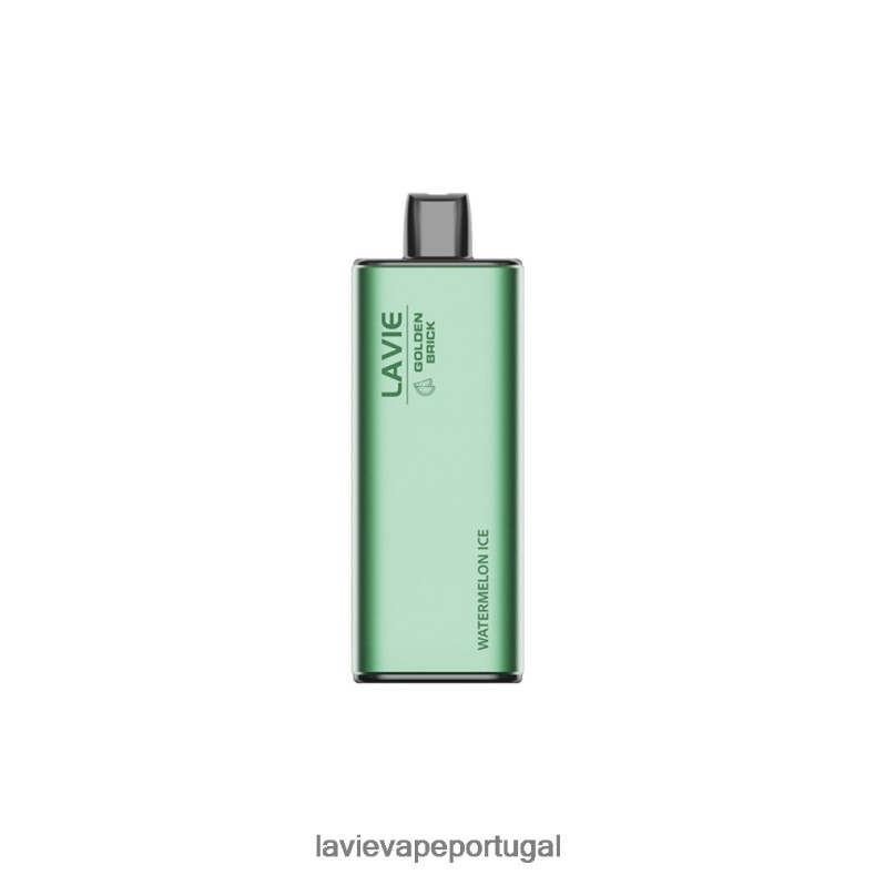 LAVIE Vape Lisbon - LAVIE GOLDEN BRICK 10000 baforadas gelo de melancia TB68V668