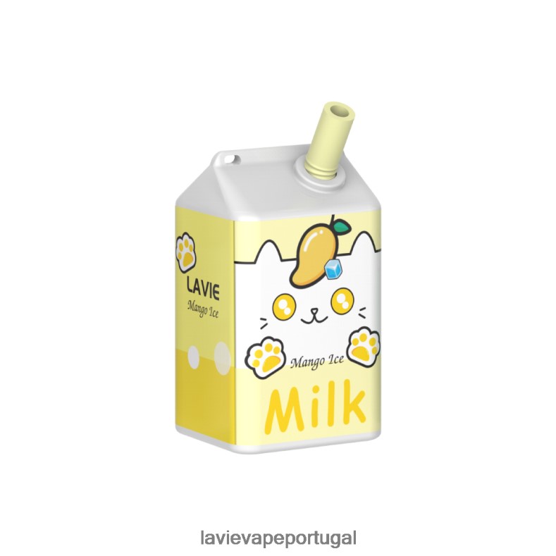 LAVIE Vape Lisbon - LAVIE MILK 7000 baforadas gelo de manga TB68V6178