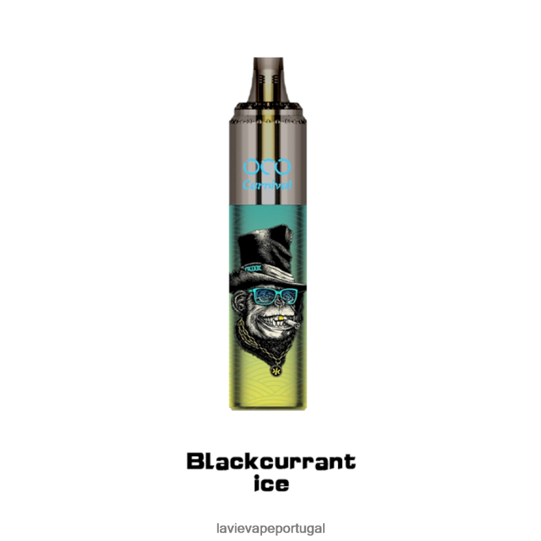 LAVIE Vape Lisbon - LAVIE OCO carnaval 10000 baforadas gelo de groselha TB68V6348