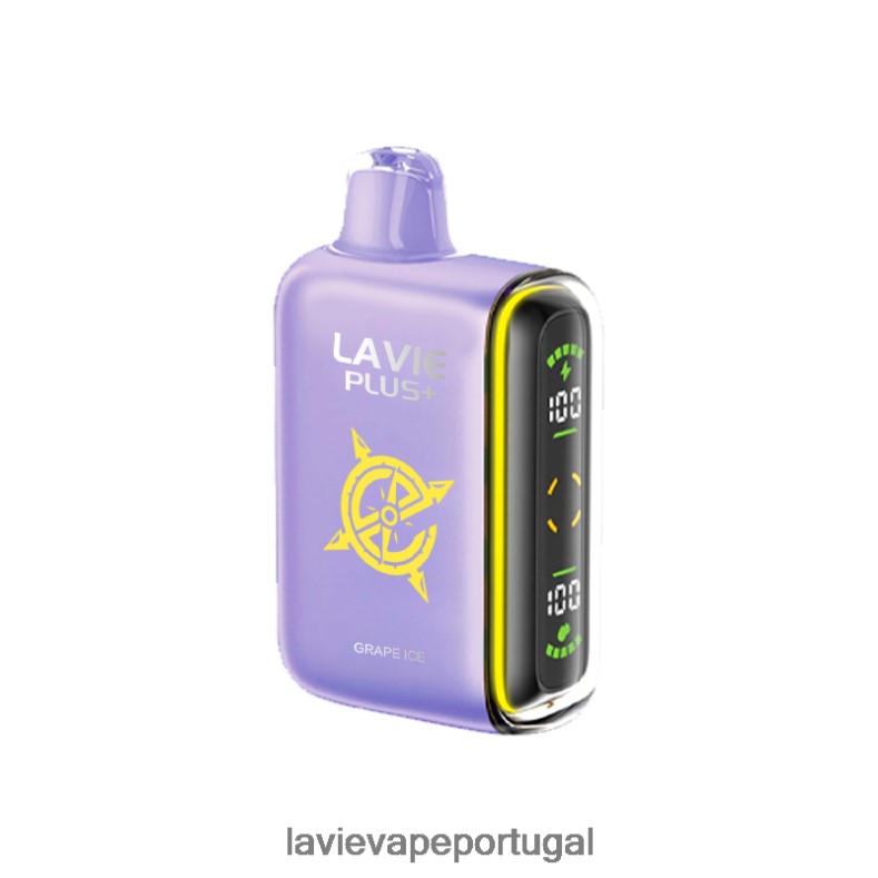LAVIE Vape Lisbon - LAVIE PLUS 15000 baforadas gelo de uva TB68V6103