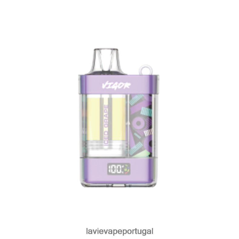 LAVIE Vape Lisbon - LAVIE VIGOR 15000 baforadas uva gelada TB68V68