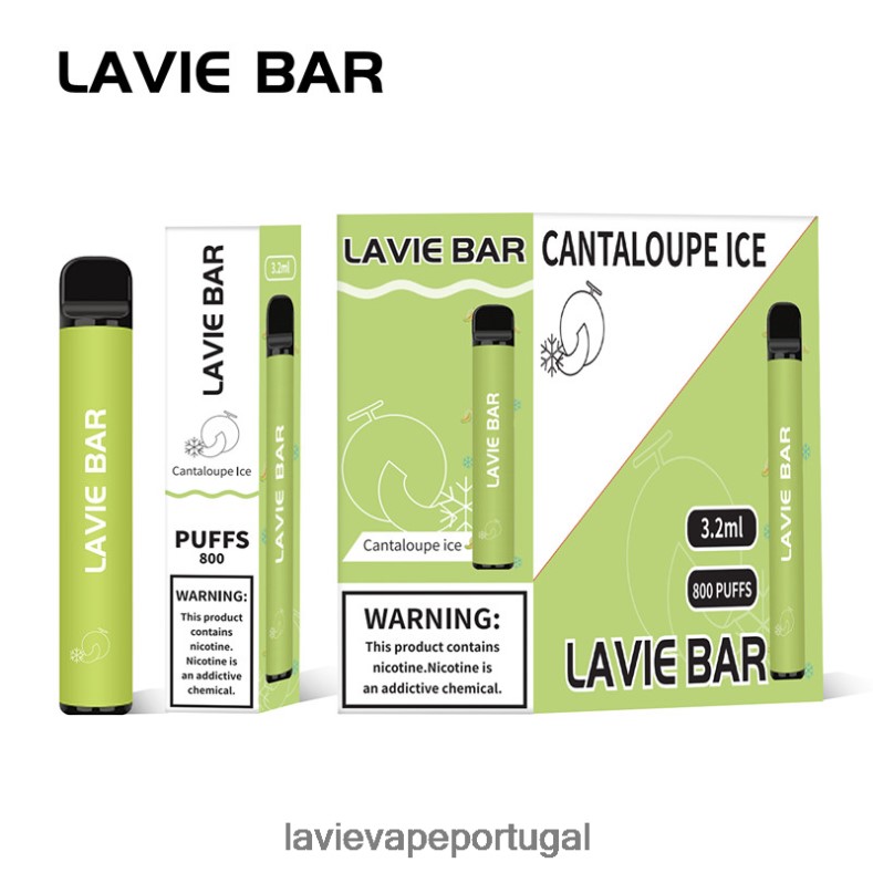 LAVIE Vape Portugal - LAVIE BAR 800 baforadas gelo de melão TB68V6317