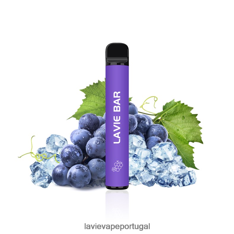 LAVIE Vape Portugal - LAVIE BAR Versão 2 800 baforadas gelo de uva TB68V6322
