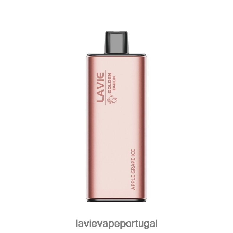 LAVIE Vape Portugal - LAVIE GOLDEN BRICK 10000 baforadas gelo de maçã e uva TB68V652