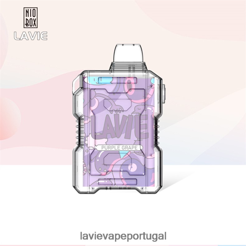 LAVIE Vape Portugal - LAVIE NIO BOX 9000 baforadas uva roxa TB68V6192