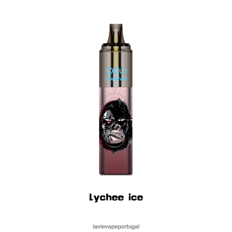 LAVIE Vape Portugal - LAVIE OCO carnaval 10000 baforadas gelo de lichia TB68V6352