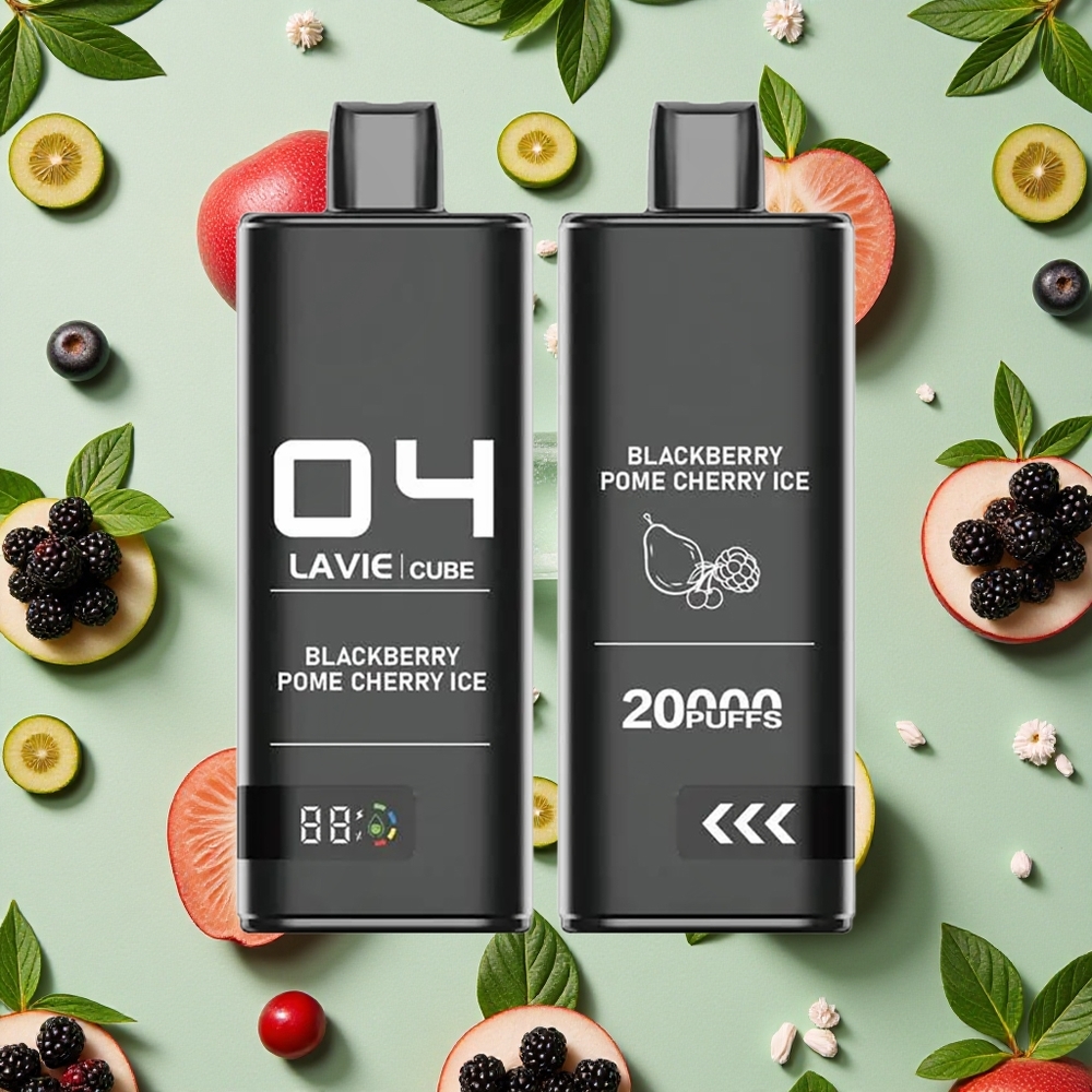 Lavie Cube 20000 Puffs 28ml E-líquido Amora Romã Cereja Gelo