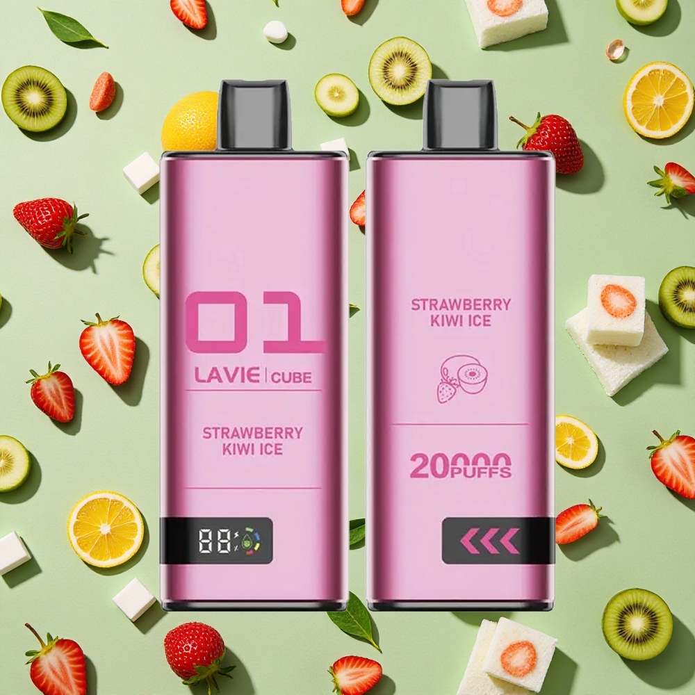 Lavie Cube 20000 Puffs 28ml E-líquido Morango Kiwi Gelo