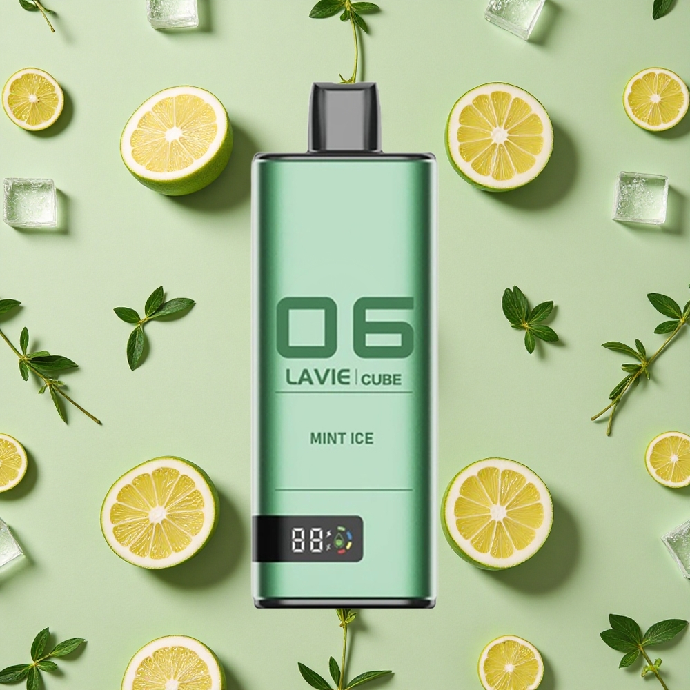 Lavie Cube 20000 Puffs 28ml E-líquido Vape Menta Gelo