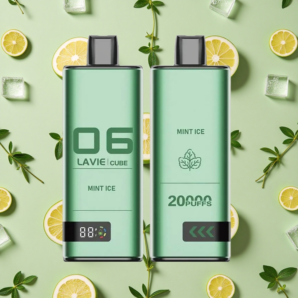 Lavie Cube 20000 Puffs 28ml E-líquido Vape Menta Gelo