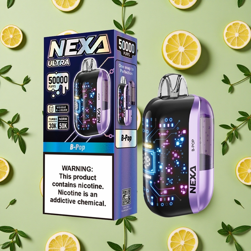 NEXA B-Pop Ultra 50000 Boca 20ml E-líquido 5 Nicotina Sabor Misto