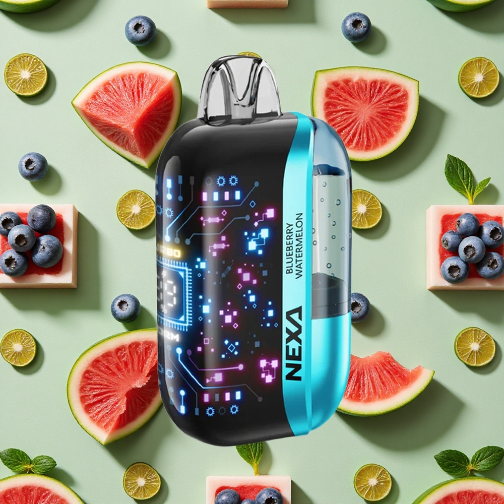 NEXA Ultra 50000 Bocadas Mirtilo Melancia 20ml E-líquido 800mAh