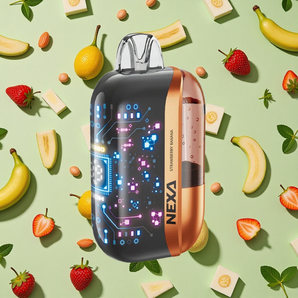 NEXA Ultra 50000 Cargas 20ml E-líquido 800mah Morango Banana