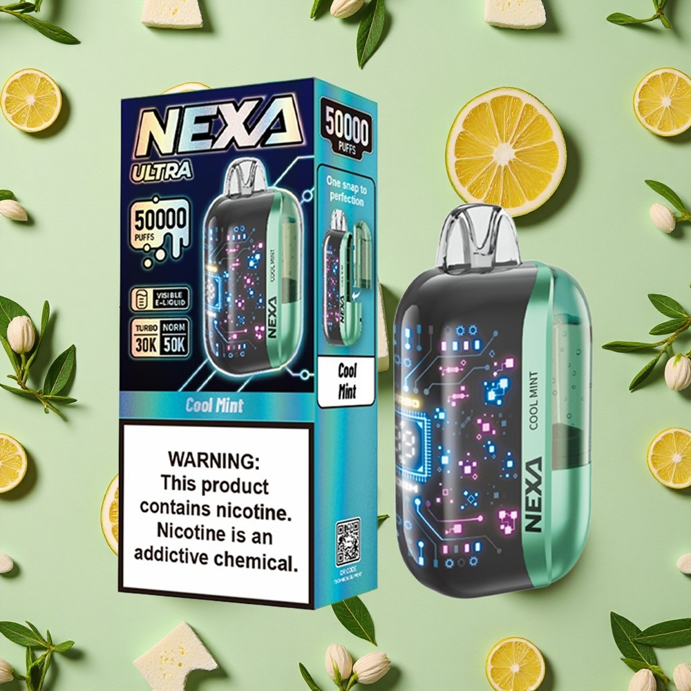 NEXA Ultra 50000 Puffs 20ml E-líquido Menta Refrescante