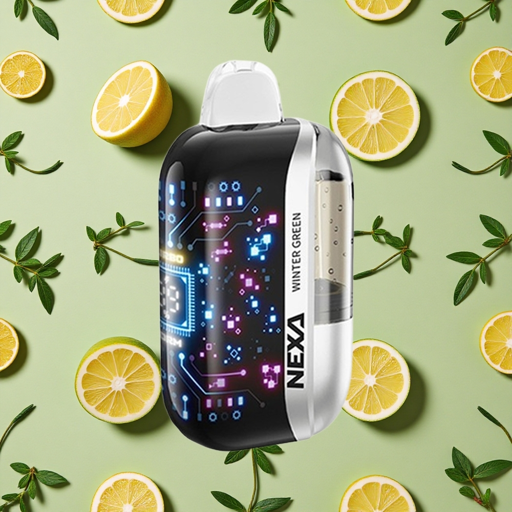 NEXA Ultra 50000 Puffs 20ml E-líquido Verde Inverno Vape descartável