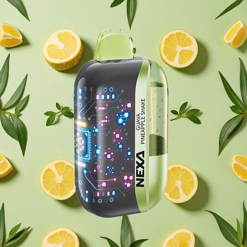 NEXA Ultra 50000 Puffs Goiaba Abacaxi Shake 20ml E-líquido 800mah