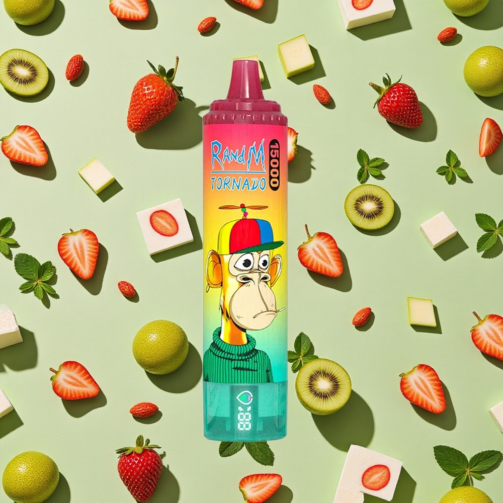 RandM Fumot Tornado 15000 Bocadas Morango Kiwi