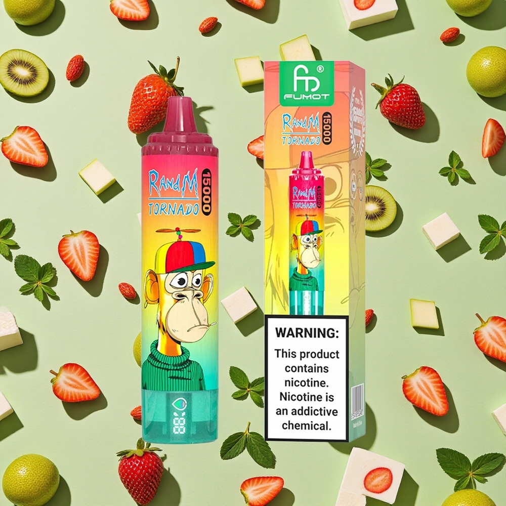 RandM Fumot Tornado 15000 Bocadas Morango Kiwi