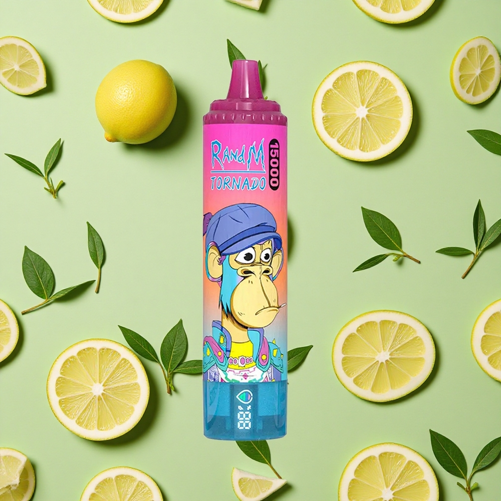 RandM Fumot Tornado 15000 Puffs 25ml E-líquido Limonada Vape descartável