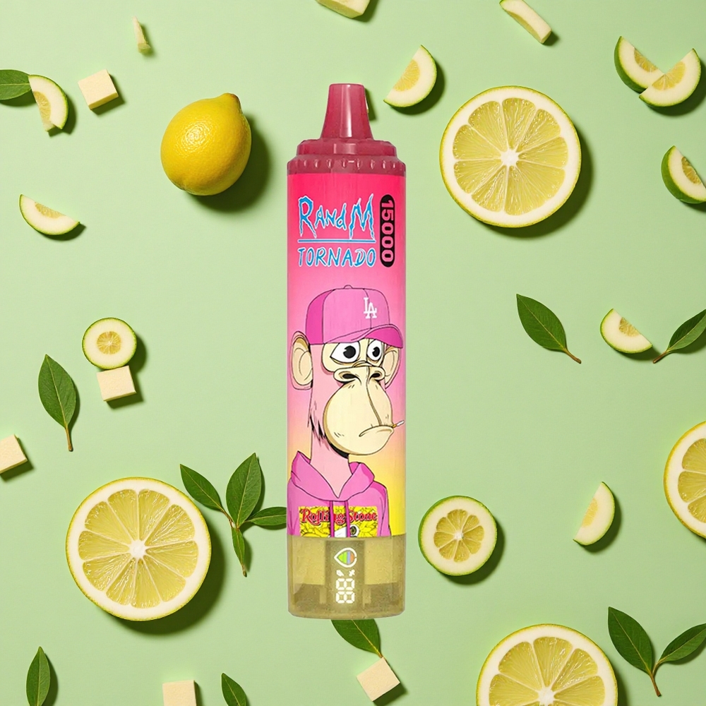 RandM Fumot Tornado 15000 Puffs 25ml E-líquido Limão Vape descartável