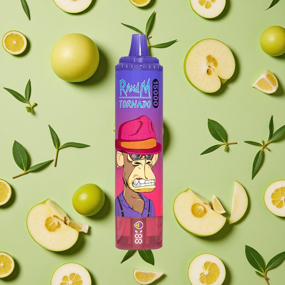 RandM Fumot Tornado 15000 Puffs 25ml E-líquido Maçã Azeda