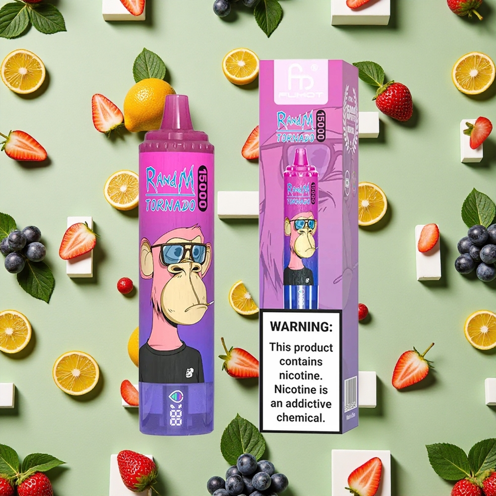 RandM Fumot Tornado 15000 Puffs Morango Uva
