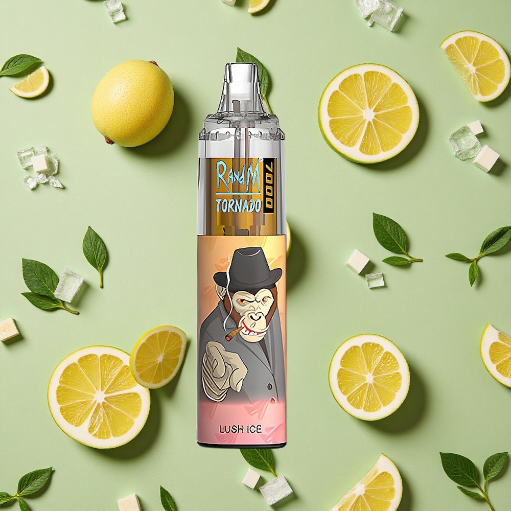 RandM Fumot Tornado 7000 Puffs 14 ml E-líquido Gelo Luxuriante