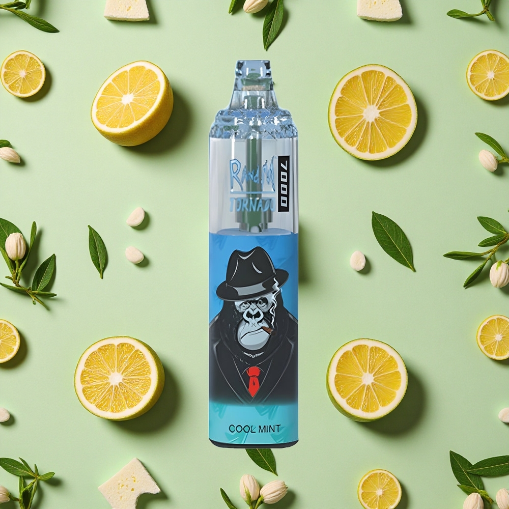 RandM Fumot Tornado 7000 Puffs 14 ml E-líquido Menta Fresca